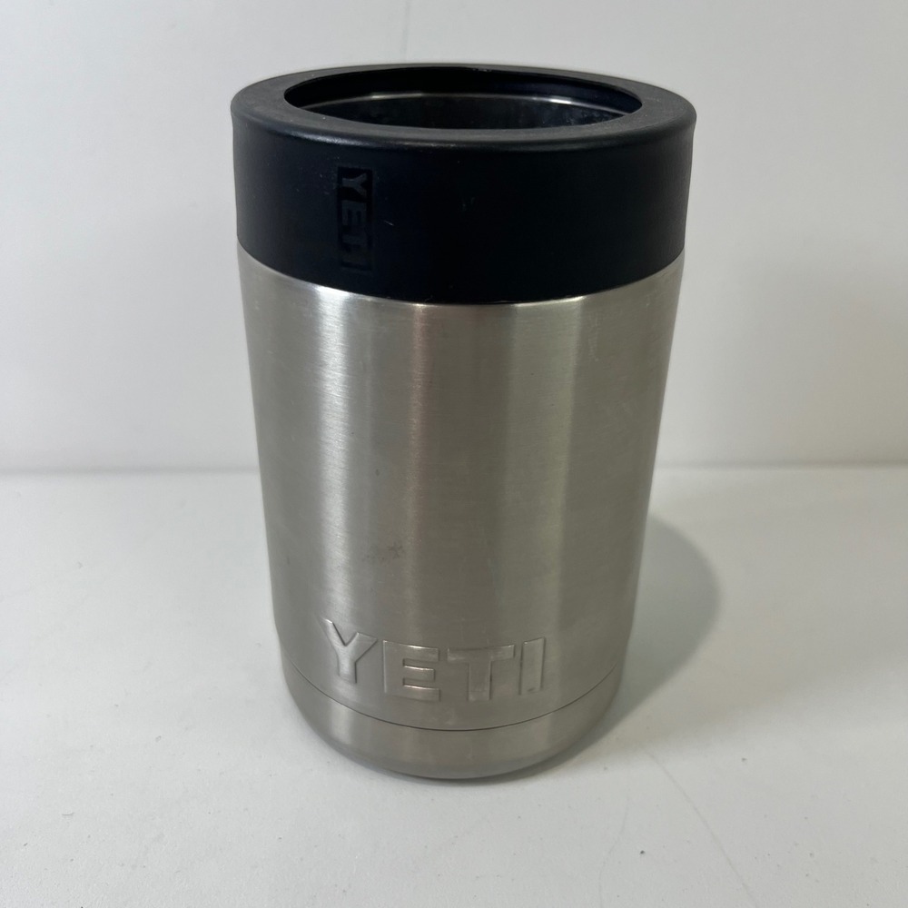 YETI Rambler Colster Can Insulator Stainless Steel 12oz Koozie Beer Soda Outdoor
